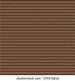 Brown carpet texture. Horizontal stripes pattern. Abstract vector.
