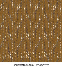 Brown carpet with uneven vertical ribs. Abstract vector.