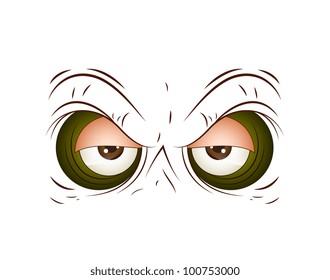 Brown Cartoon Eye Stock Vector (Royalty Free) 100753000 | Shutterstock