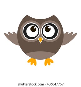 brown cartoon owl 