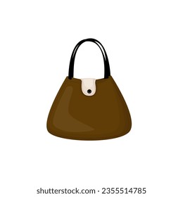 Brown casual bag for traveling