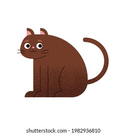 brown cat mascot pet character