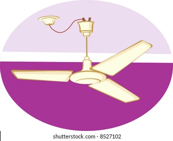  Brown Ceiling fan	