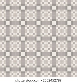 brown cement tiles, cute pattern, decorative seamless background