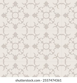 brown cement tiles, cute pattern, decorative seamless background