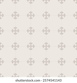 brown cement tiles, cute pattern, decorative seamless background