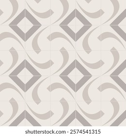 brown cement tiles, cute pattern, decorative seamless background