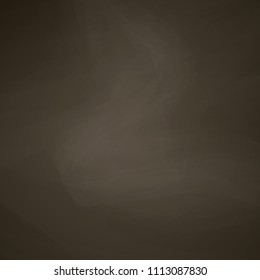 Brown chalkboard. Vector illustration