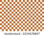 Brown Checkerboard Background Vector Abstract Seamless Pattern popular grid pattern Print on the wall or the tablecloth.