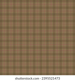 Brown checkered background in abstract style. packaging paper template. Scottish cell