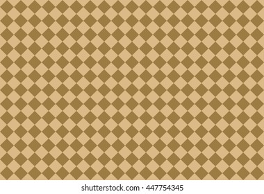 Brown checkered pattern seamless background