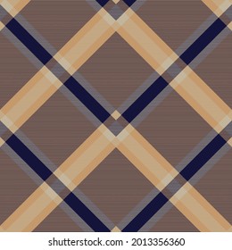 Brown Chevron Plaid Tartan textured pattern design suitable for fashion textiles and graphics