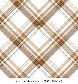 Brown Chevron Plaid Tartan textured pattern design suitable for fashion textiles and graphics