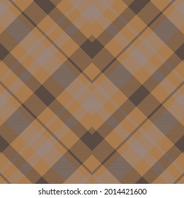 Brown Chevron Plaid Tartan textured pattern design suitable for fashion textiles and graphics