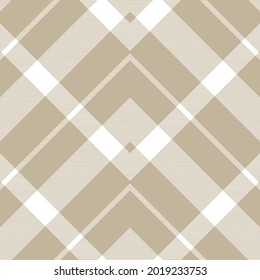 Brown Chevron Plaid Tartan textured pattern design suitable for fashion textiles and graphics