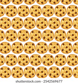 padrão de biscoito de biscoito Choco marrom