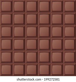 brown chocolate bar seamless ornament
