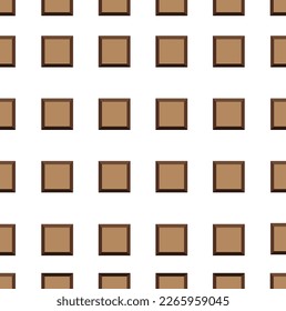 Brown chocolate  Seamless pattern background 