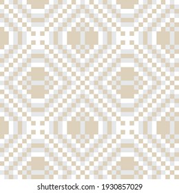 Brown Christmas fair isle pattern background for fashion textiles, knitwear and graphics