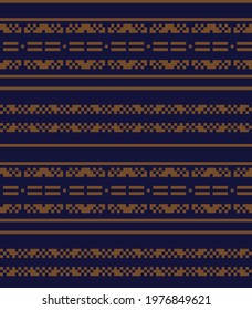 Brown Christmas fair isle pattern background for fashion textiles, knitwear and graphics