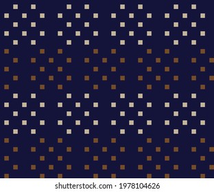 Brown Christmas fair isle pattern background for fashion textiles, knitwear and graphics