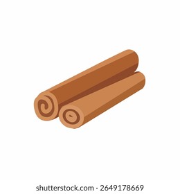 brown cinnamon illustration for element