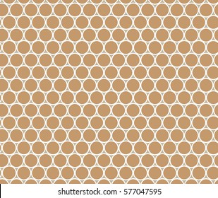 Brown circle pattern background.
