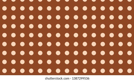 Brown Circle Pattern Vector Graphic