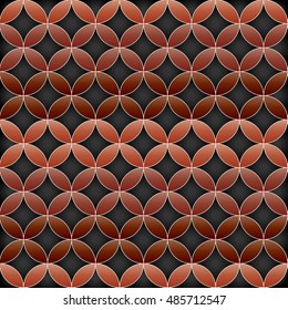 Brown circles abstract background.