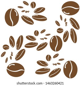 brown coffee icon logo design