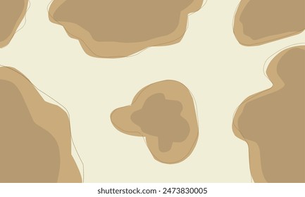 Fondo de diseño abstracto de color marrón