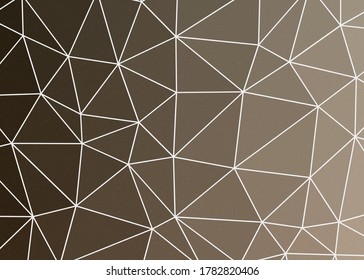Brown color Abstract color Low-Polygones Generative Art background illustration