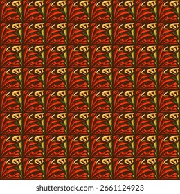 brown color ethnic seamless pattern background for fabric print, textile, fashion, wrapping paper.