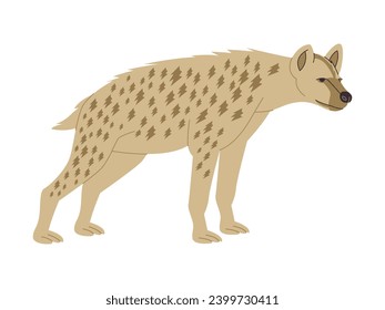 brown color hyena wild nature scavenger animal dangerous carnivore predator creature