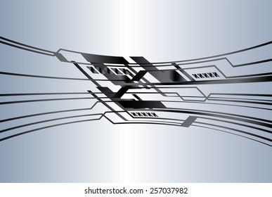 brown color Light Abstract Technology background for computer graphic website internet and business. circuit. silver white background. text box. label. card.