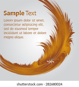 brown color Light Abstract Technology background for computer graphic website internet and business. text box. Brochure. card. wave. silver white back ground