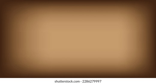 Braune Farbe, einfarbiger, leerer Hintergrund, Vektorgrafik 
