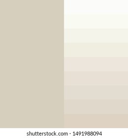 Brown color palette vector illustration