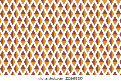 Brown colored rhombus or diamond pattern. Background for fabric, wallpaper, banner, cover, card, and prints.