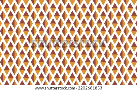 Brown colored rhombus or diamond pattern. Background for fabric, wallpaper, banner, cover, card, and prints.