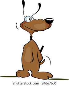 brown colour dog	