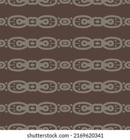 Brown colour pattern seamless Design Tribal African batik Vector illustration