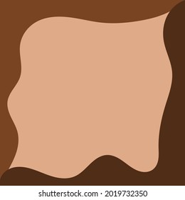 Brown coloured greeting card, wedding card, poster, theme with plenty of space for writing text.