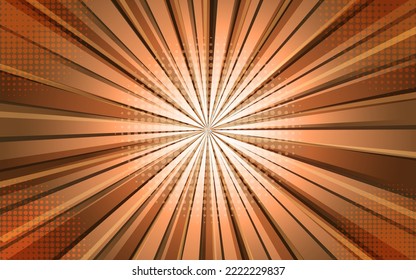 Brown comic background with halftone