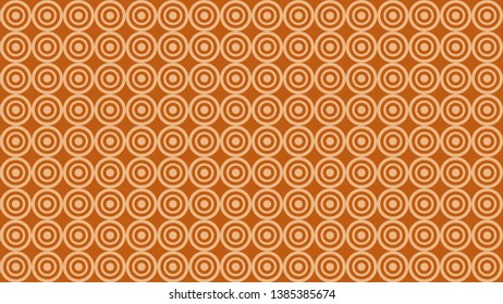 Brown Concentric Circles Pattern Background