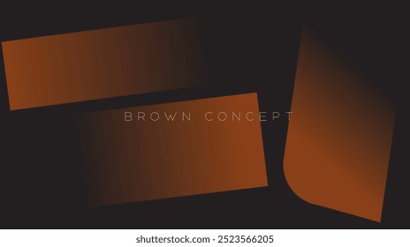 Brown concept gradient background for banner, brochure, logo, wall art and many more purposes, easy to edit according to need.