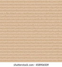 Brown corrugated cardboard for texture and background vector illustration