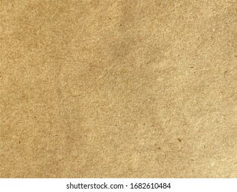 Textura de cartón artesanal de color marrón. Ilustración vectorial.