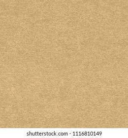 Brown craft paper with speckle seamless vector texture. Close-up of old cardboard or parchment background.