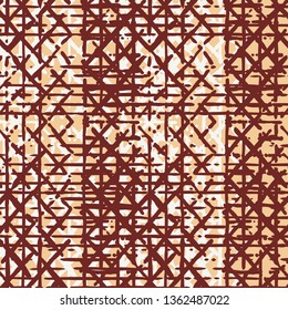 Brown and cream hash mark pattern. Great for surface and textile design. 